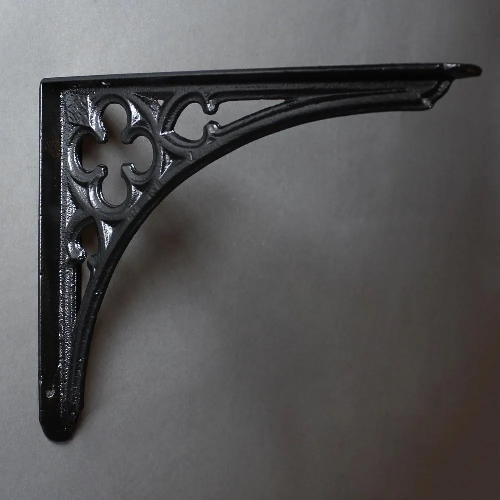 10 x 12 Inch Gothic Cast Iron Shelf Bracket