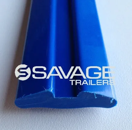 50x12mm Grooved Poly Boat Trailer Skid - 2 Metre Length