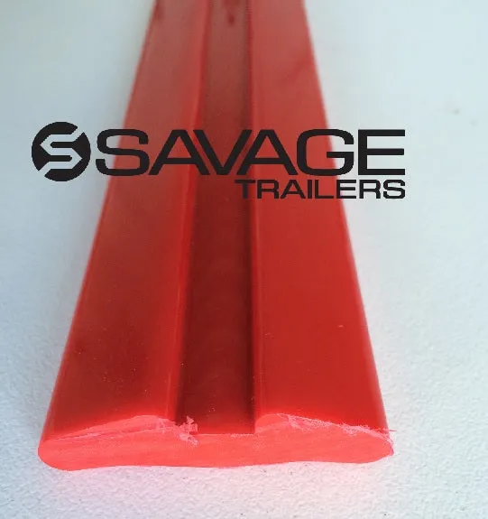 50x12mm Grooved Poly Boat Trailer Skid - 2 Metre Length