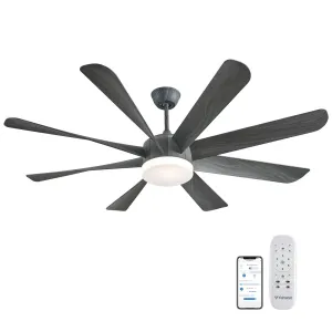 60" YANASO Large Traditional Ceiling Fan with Light and Remote