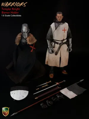 ACI Toys 1/6 Crusader Knight Templars - Templar Knight Banner Holder