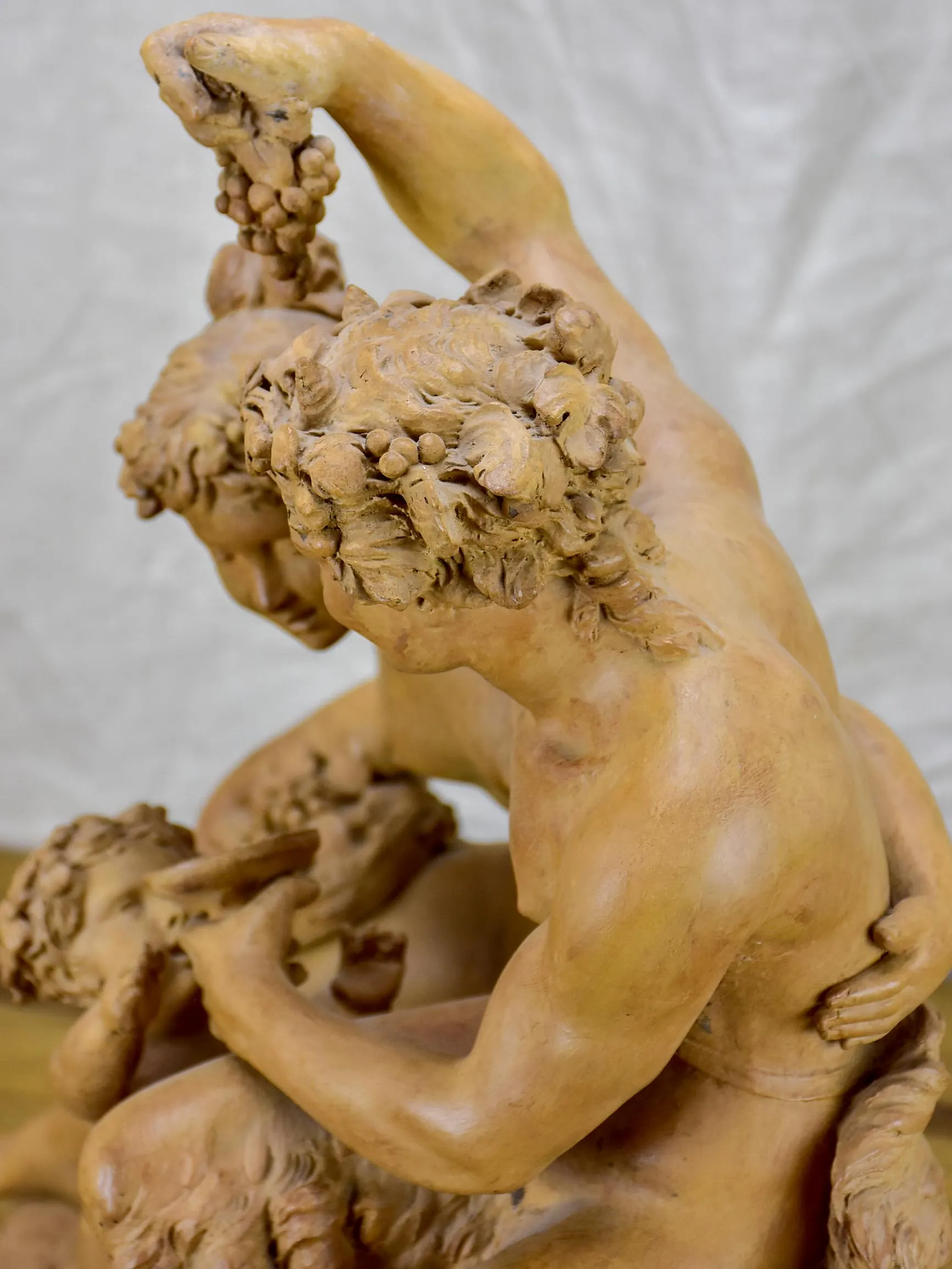 Antique Swiss clay sculpture by René Rod