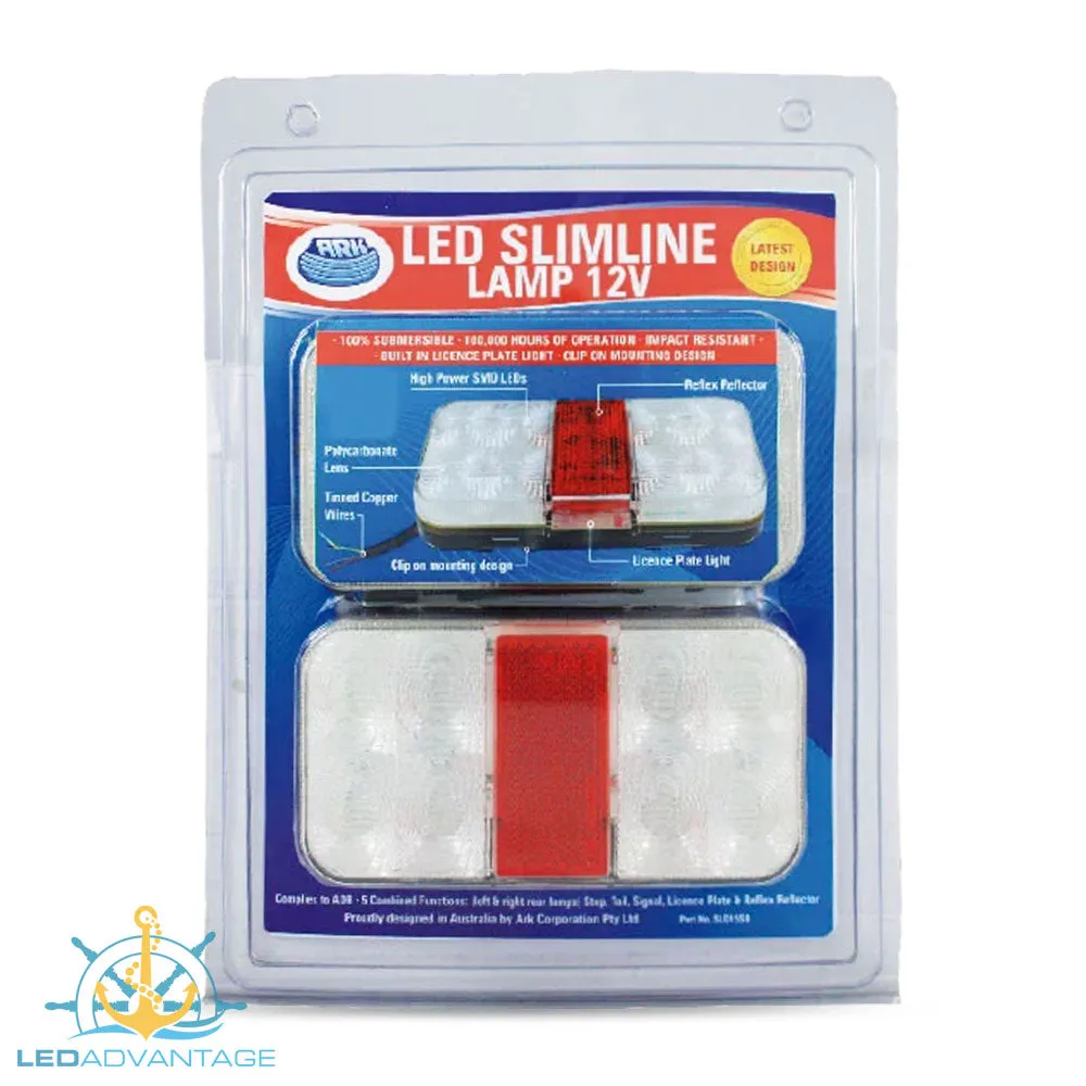 Ark Submersible LED Slimline Trailer Lights Standard Combo Pack (Set of 2)