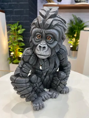 Baby Gorilla by Edge Sculpture