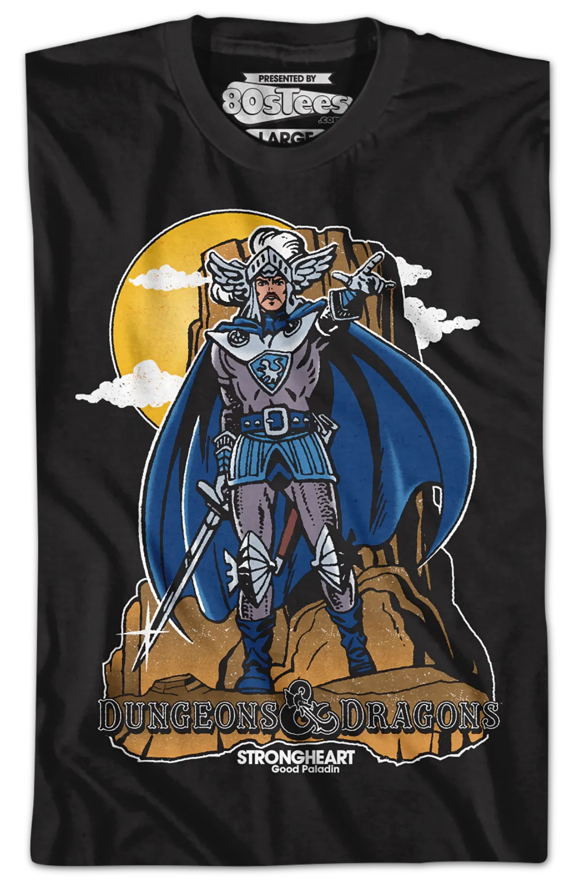 Black Strongheart Dungeons & Dragons T-Shirt