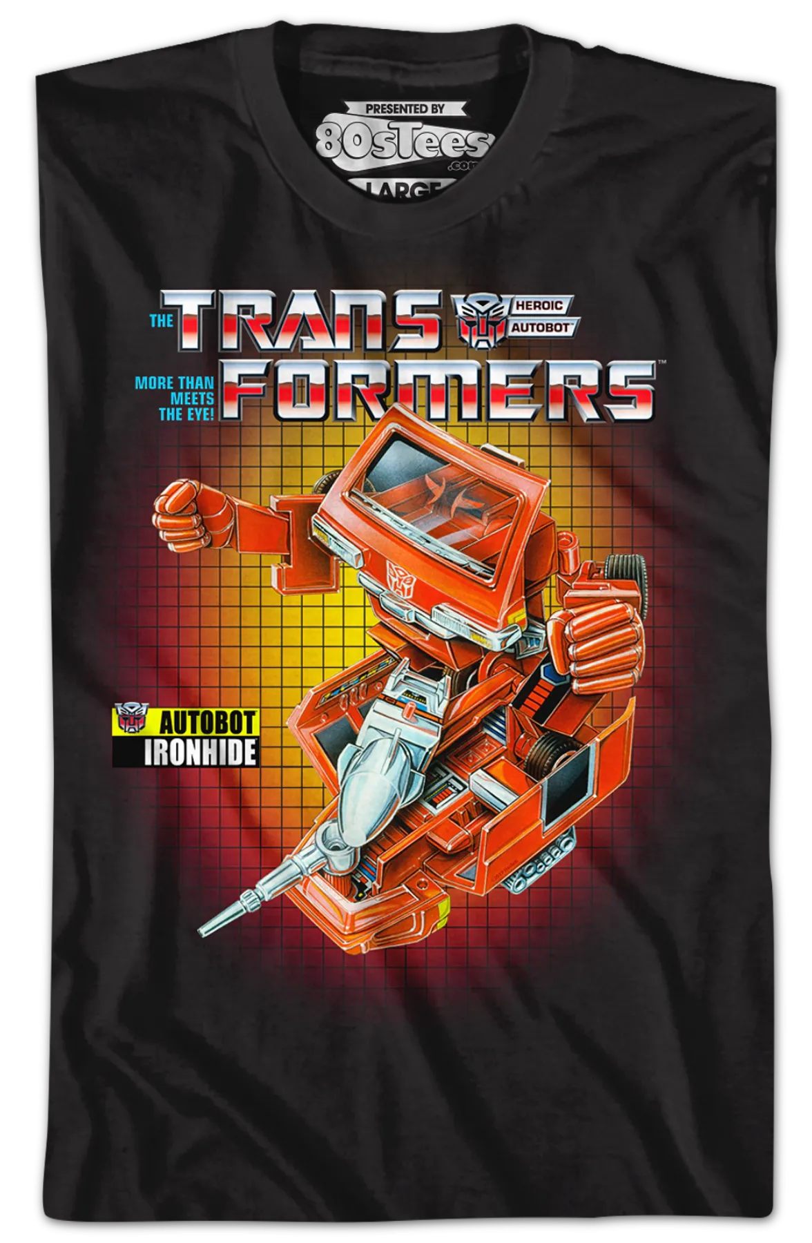 Box Art Ironhide Transformers T-Shirt