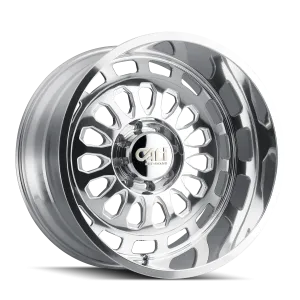 Cali Off-Road Paradox 22X12 8X170 -51mm Polished With Milled Spokes