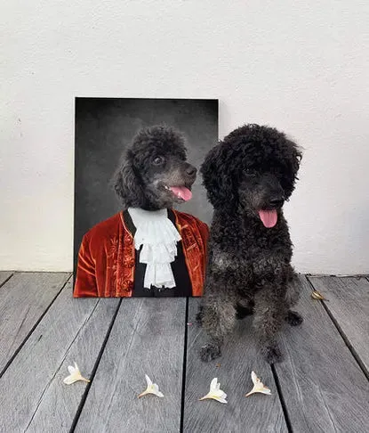 Canal Desire - Old Renaissance Inspired Custom Pet Portrait Canvas