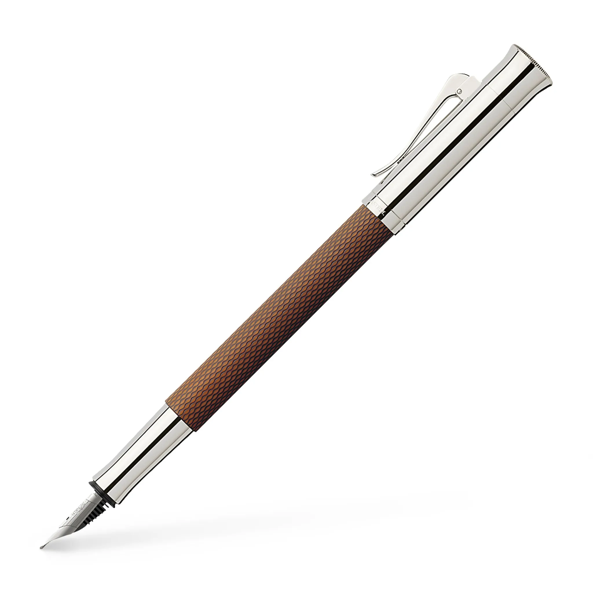 Fountain pen Guilloche Cognac Fine - #146521