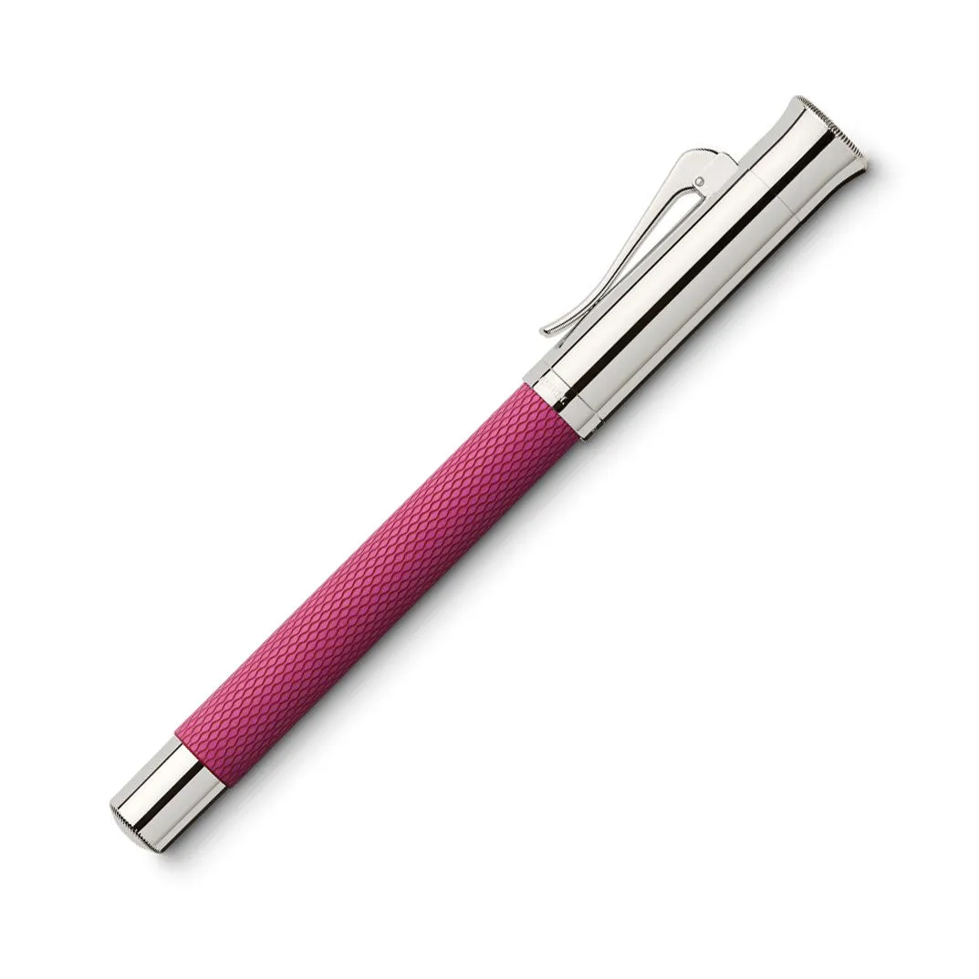 Graf Von Faber-Castell Guilloche Fountain Pen Electric Pink