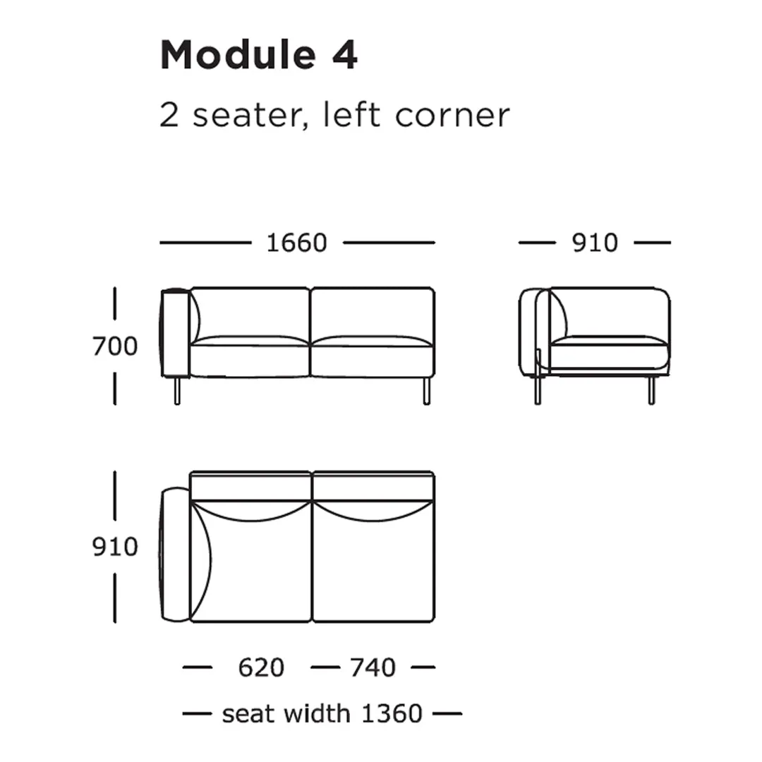 Hang Modular Sofa (Modules 1-8)