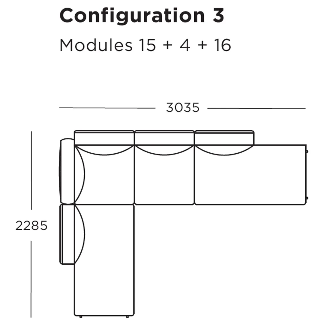 Hang Modular Sofa (Modules 1-8)