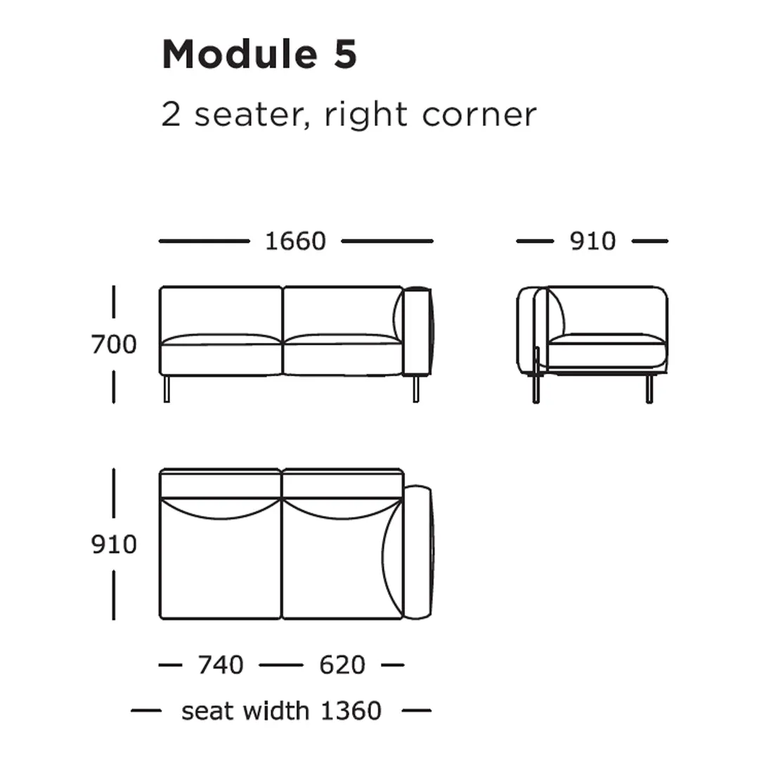 Hang Modular Sofa (Modules 1-8)