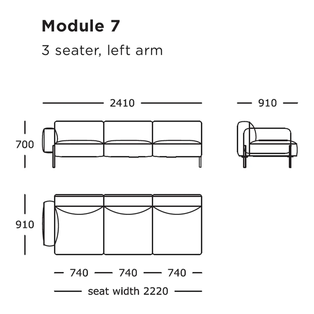 Hang Modular Sofa (Modules 1-8)