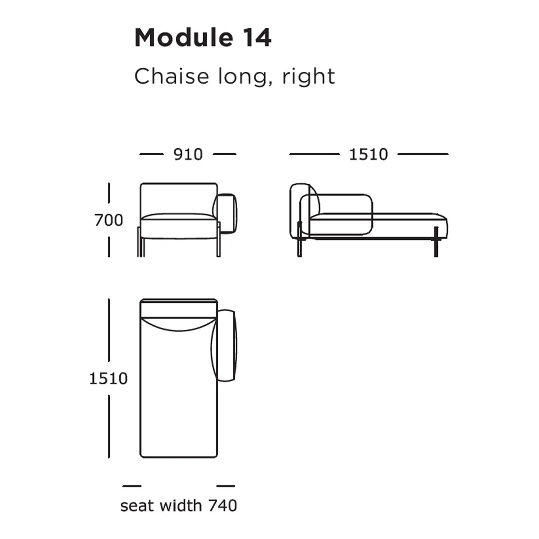 Hang Modular Sofa (Modules 9-16)