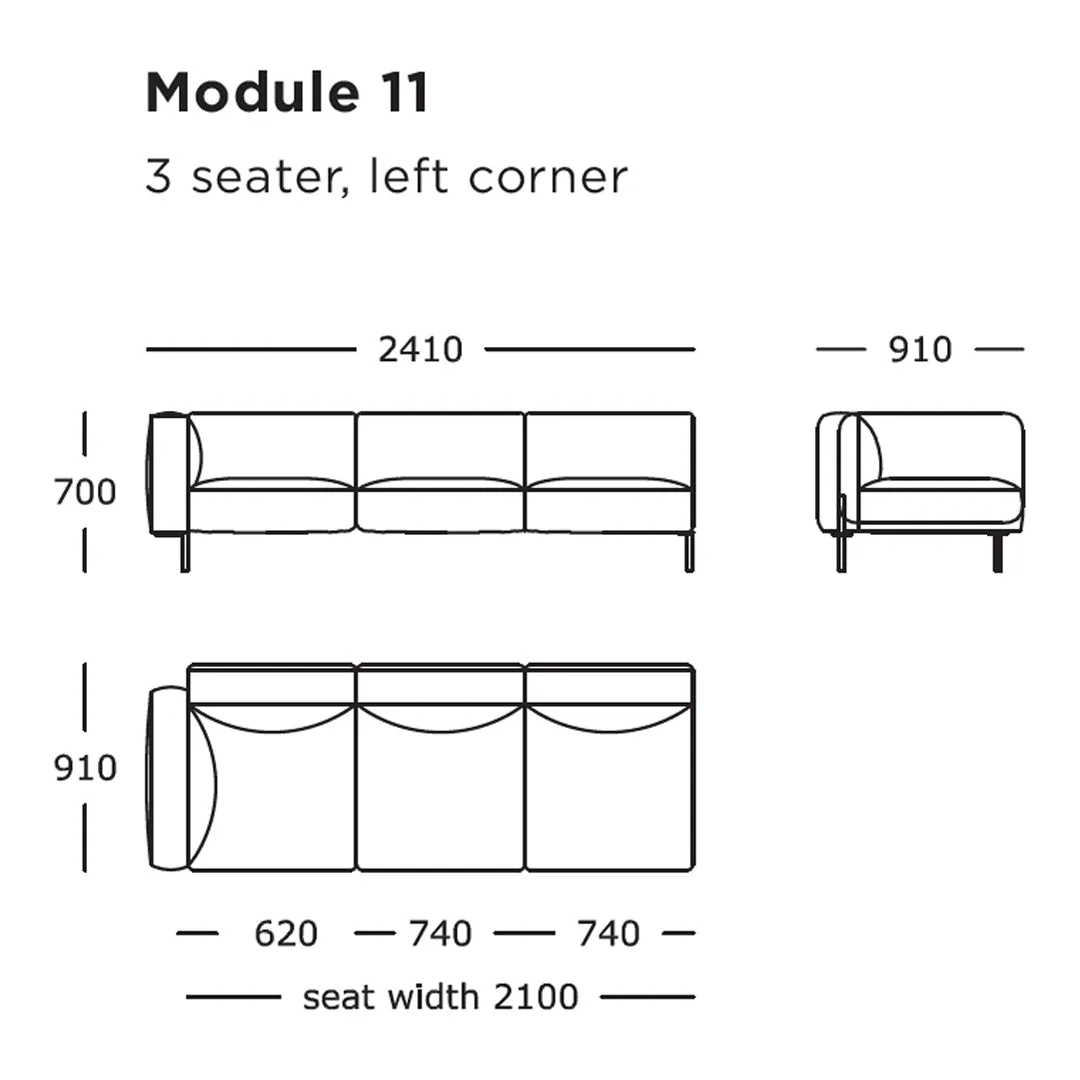 Hang Modular Sofa (Modules 9-16)