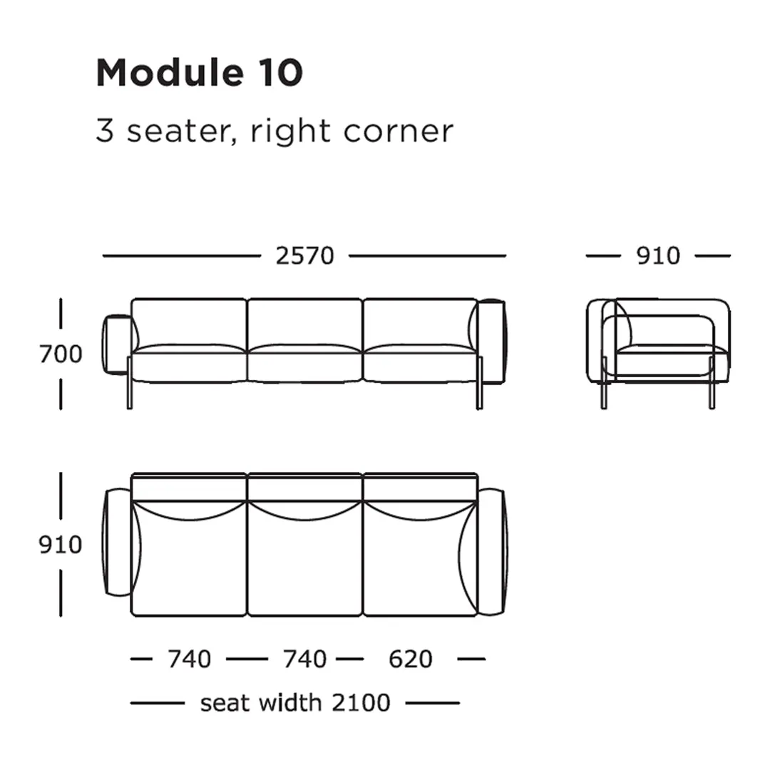 Hang Modular Sofa (Modules 9-16)