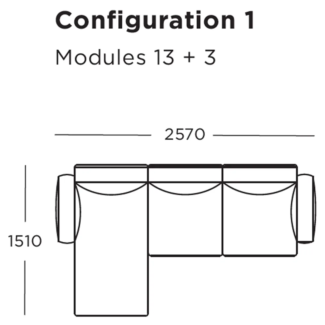 Hang Modular Sofa (Modules 9-16)