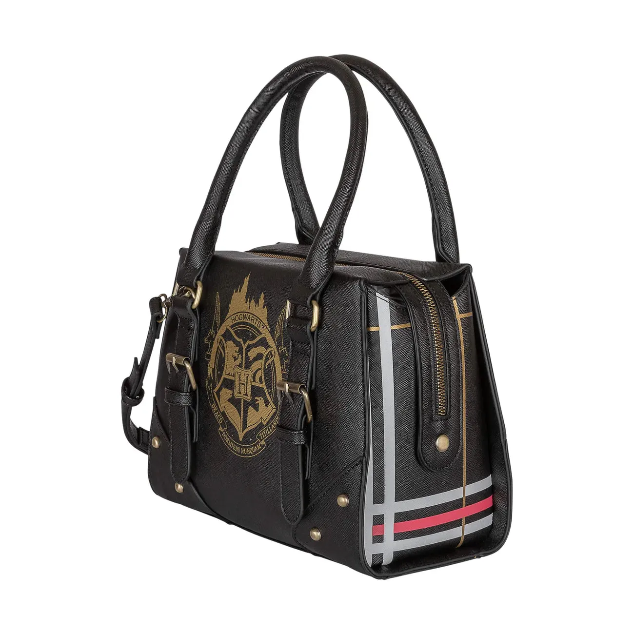 HARRY POTTER HOGWARTS CREST PREMIUM PLAID HANDBAG