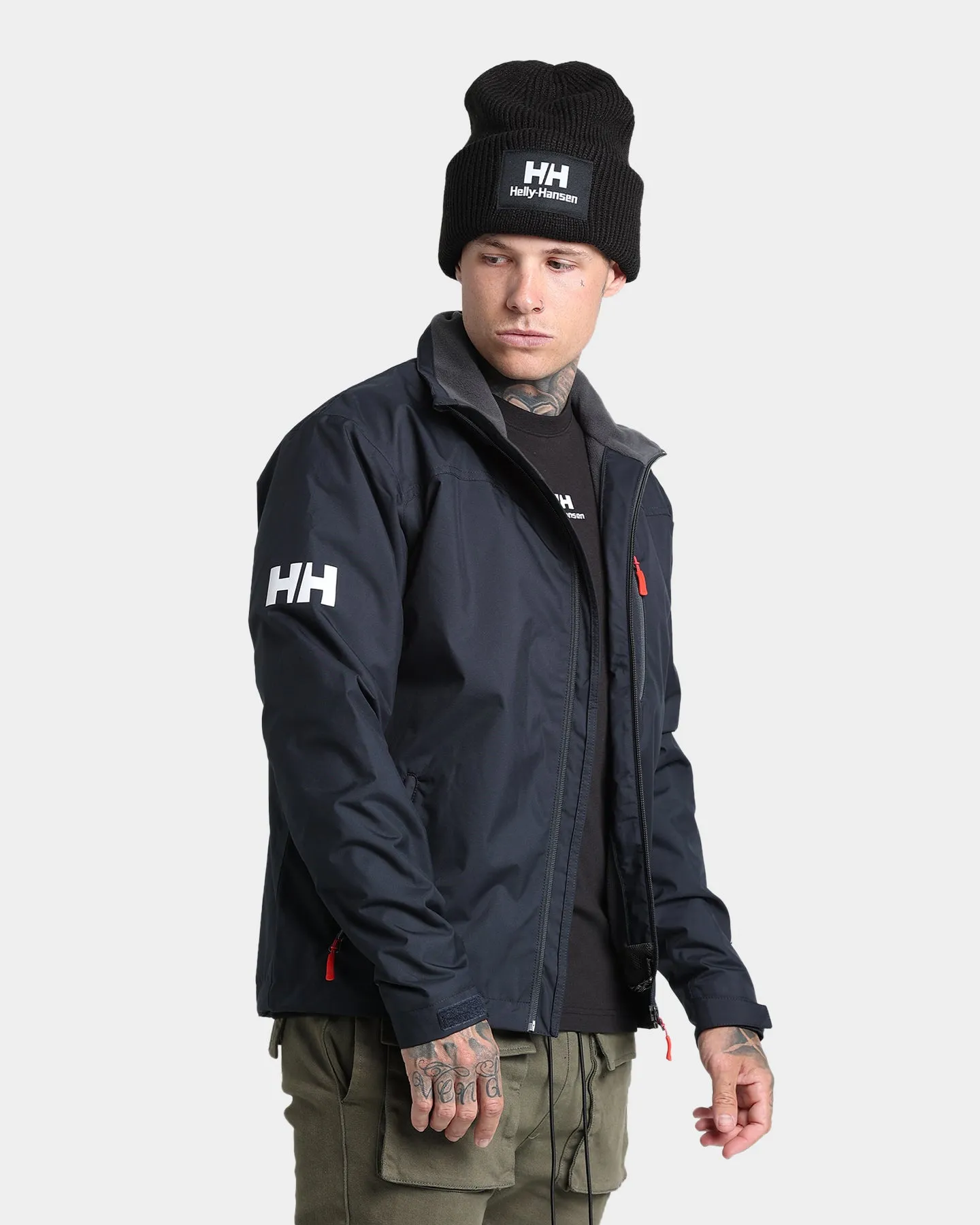 Helly Hansen Crew Midlayer Jacket Navy