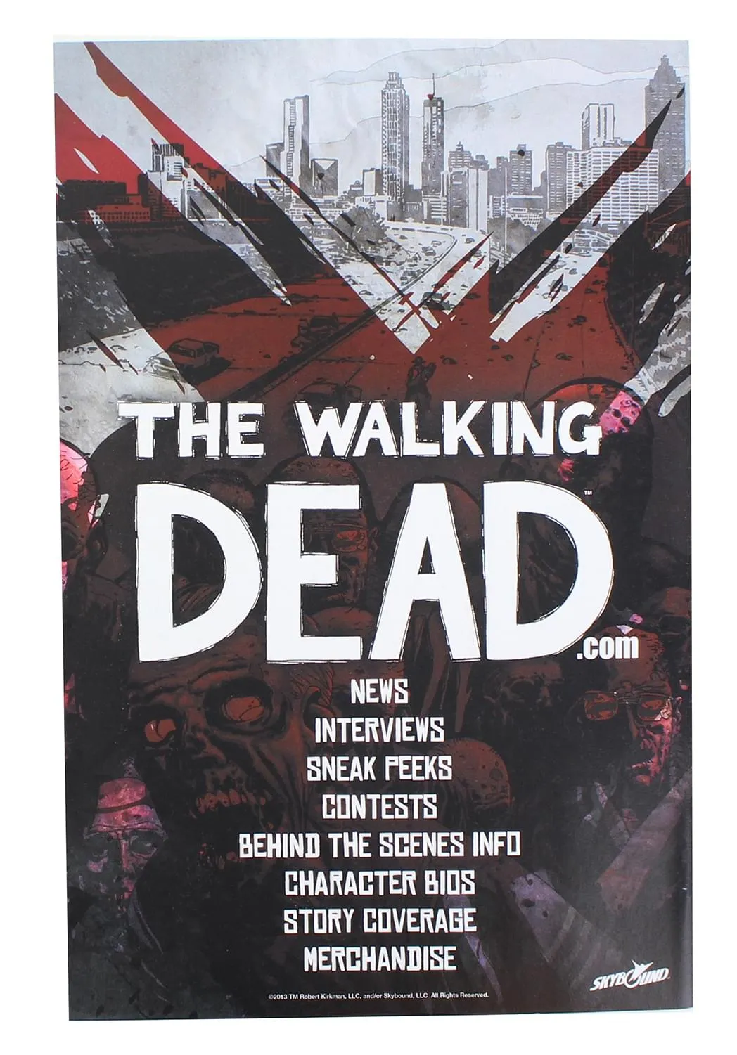 Image Comics The Walking Dead #1 | WW Tulsa B&W Cover