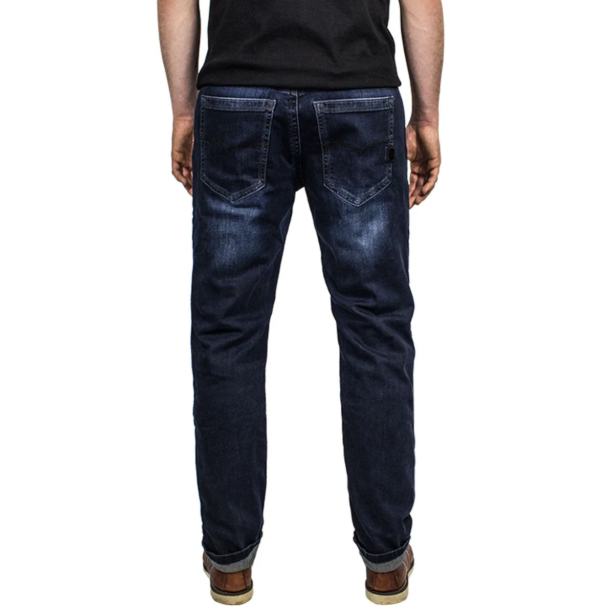 John Doe Original Riding Denim Jeans Used Dark Blue