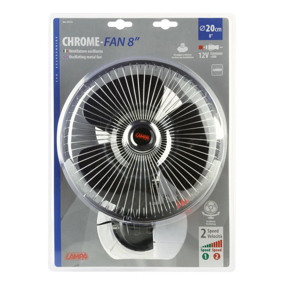 LAMPA VENTILATORE CHROME-FAN