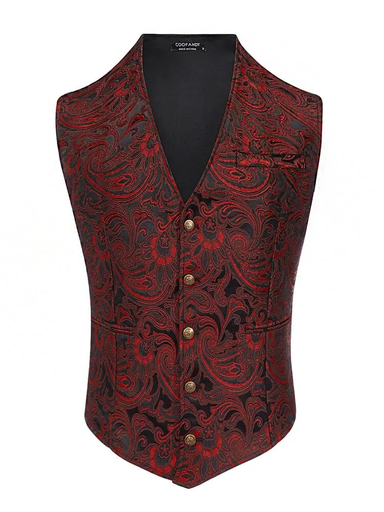 Luxury Paisley Tuxedo Vest (US Only)