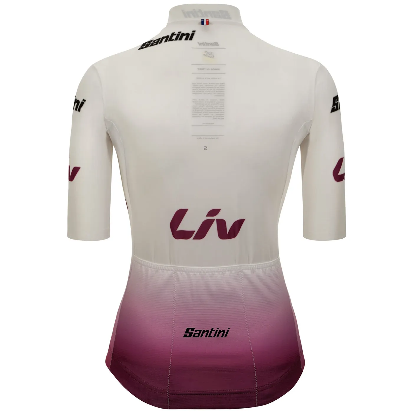 Maglia Santini Bianca donna Tour de France 2024 Fan Line