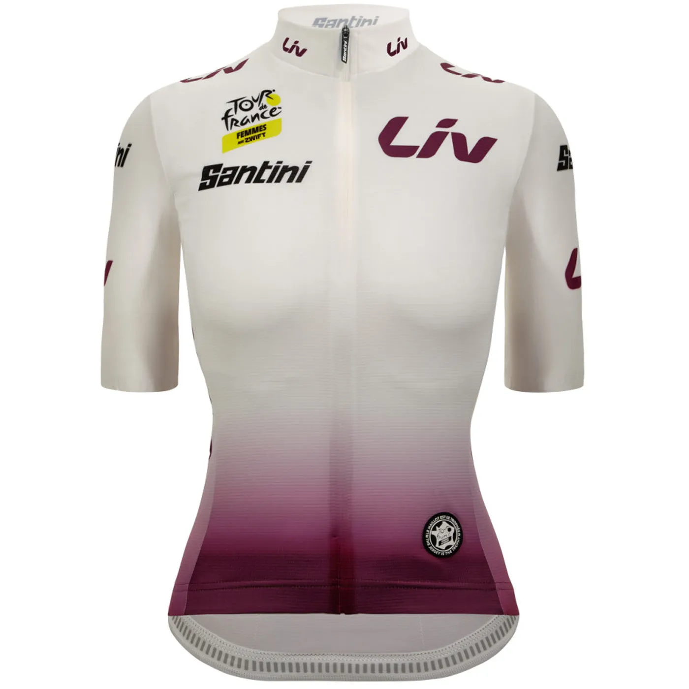 Maglia Santini Bianca donna Tour de France 2024 Fan Line