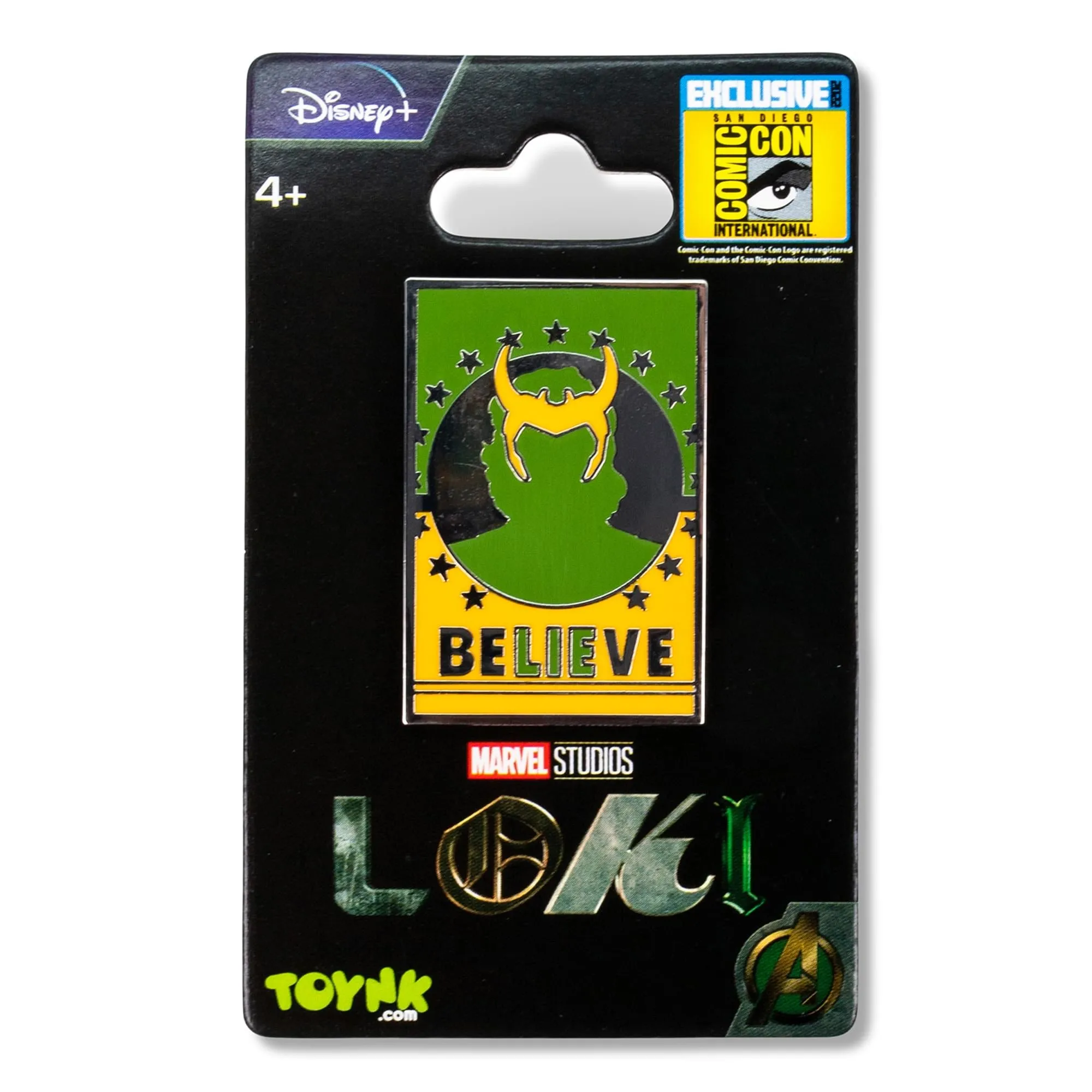 Marvel Studios Loki "Believe" Limited Edition Enamel Pin | SDCC 2022 Exclusive