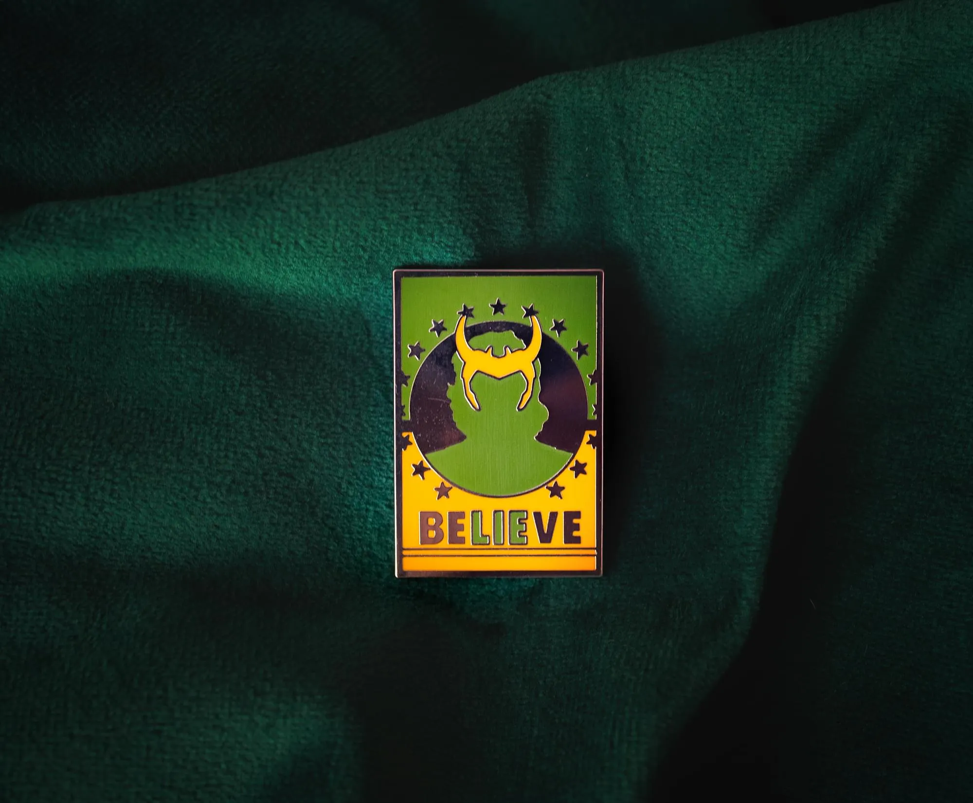 Marvel Studios Loki "Believe" Limited Edition Enamel Pin | SDCC 2022 Exclusive