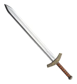 Medieval Crusader Sword Metallic