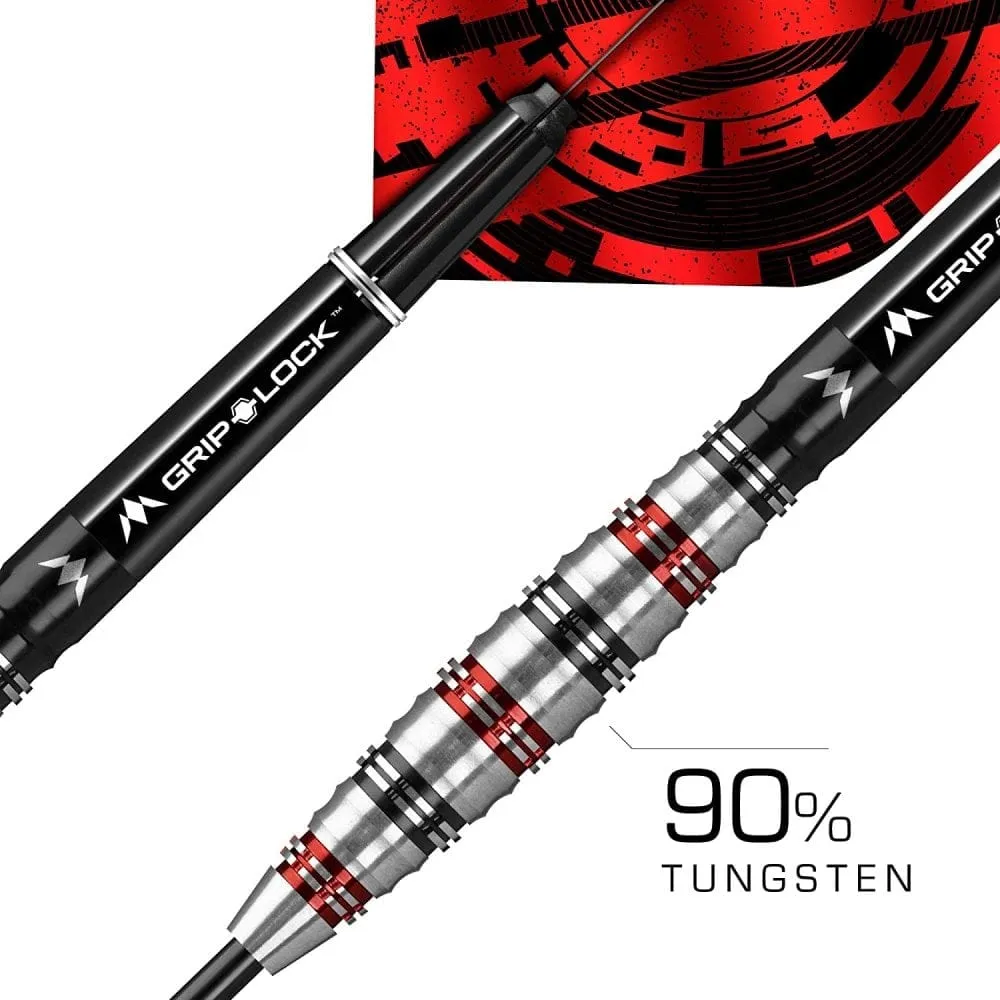 *Mission Paradox Darts - Steel Tip - Curved - M2 - Electro Black & Red