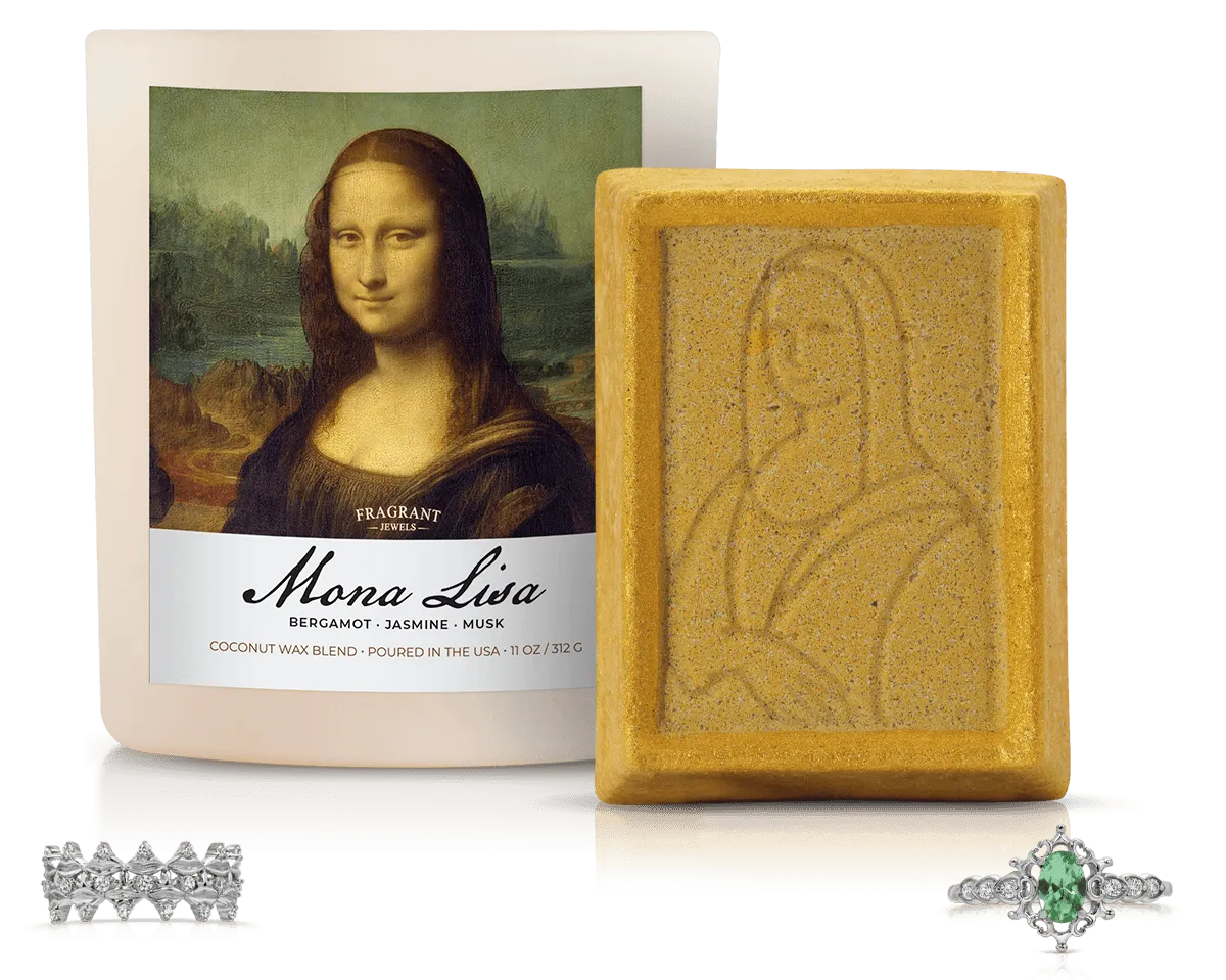 Mona Lisa - Candle and Bath Bomb Set