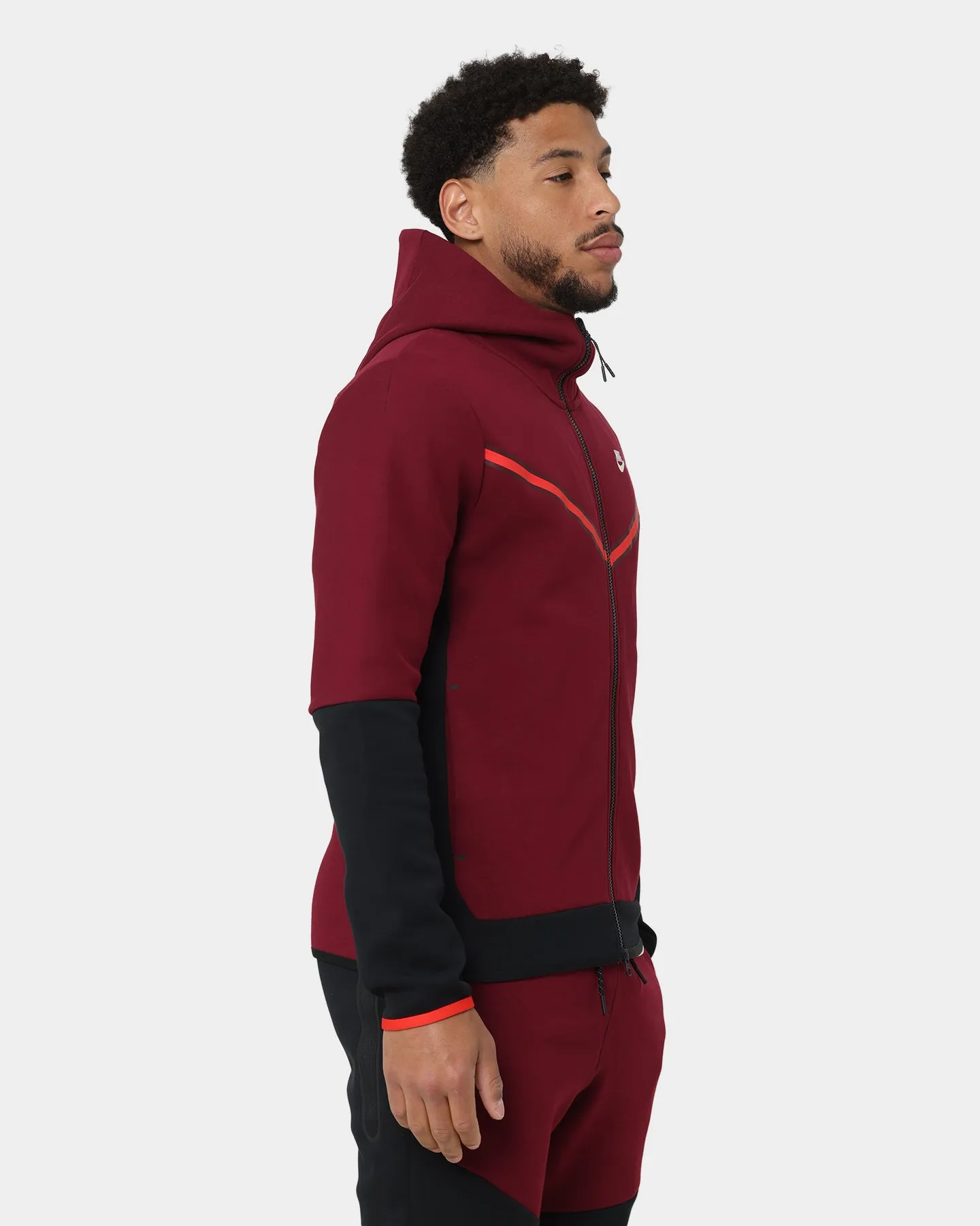 Nike Nike Sportswear Tech Fleece Full Zip Hoodie Dark Beetroot