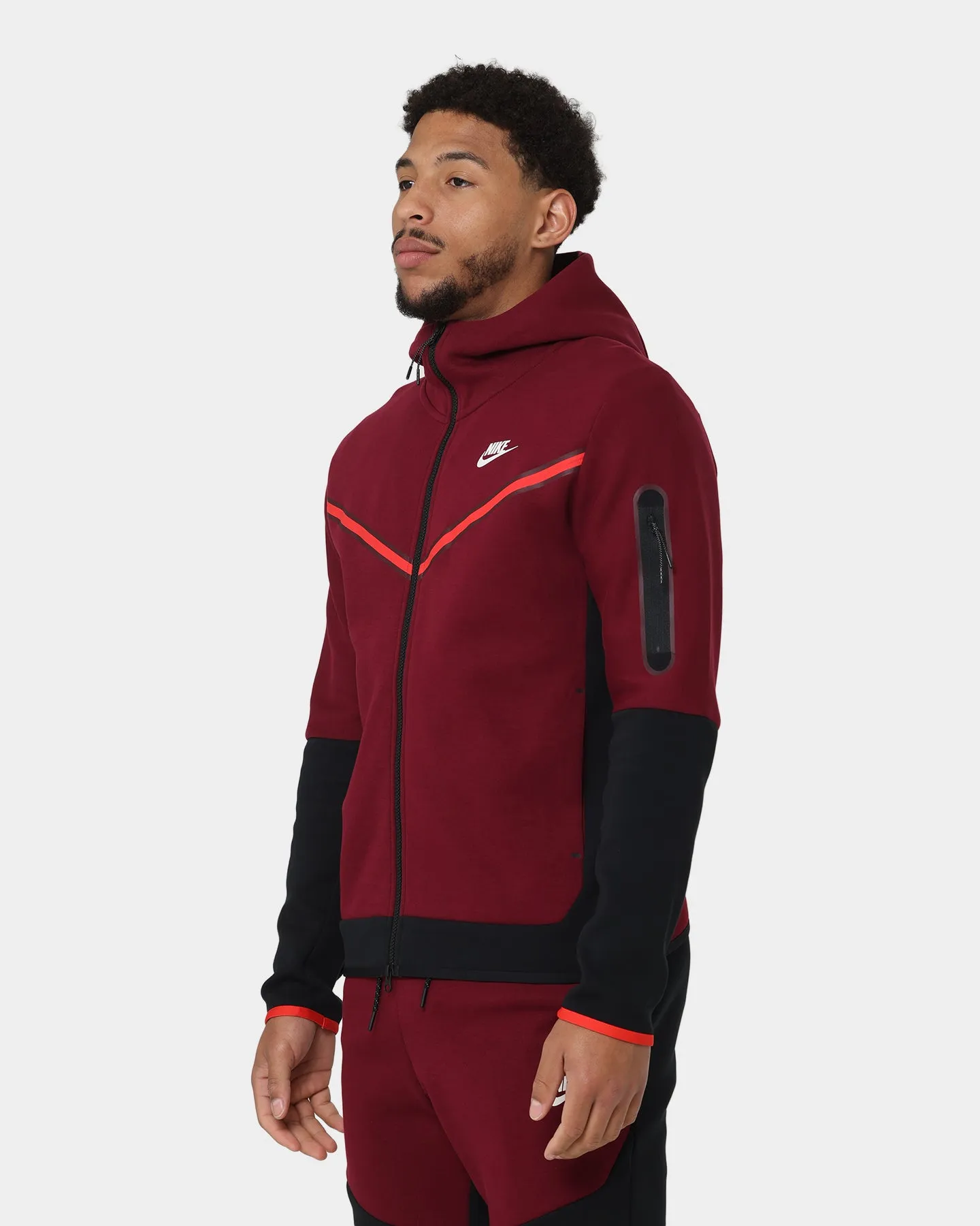 Nike Nike Sportswear Tech Fleece Full Zip Hoodie Dark Beetroot