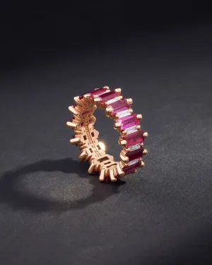 One of a Kind Majesty Ruby Eternity Band