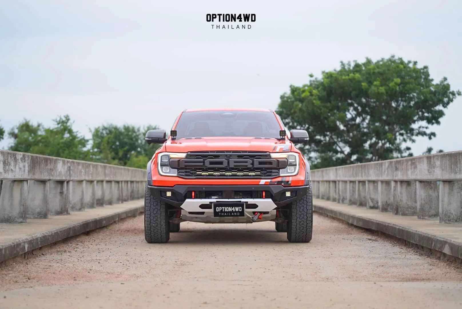 OPTION4WD - NEXT-GEN RAPTOR BAJA FRONT WINCH BAR ( NEW DESIGN )