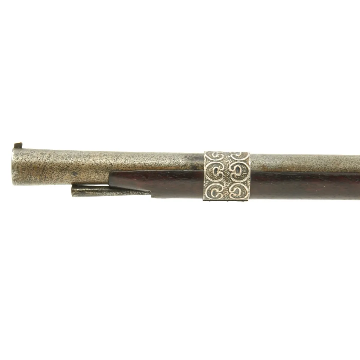 Original 19th Century Antique Indian Decorated Toradar Matchlock Gun c.1800/1850 - 68 Inches Long