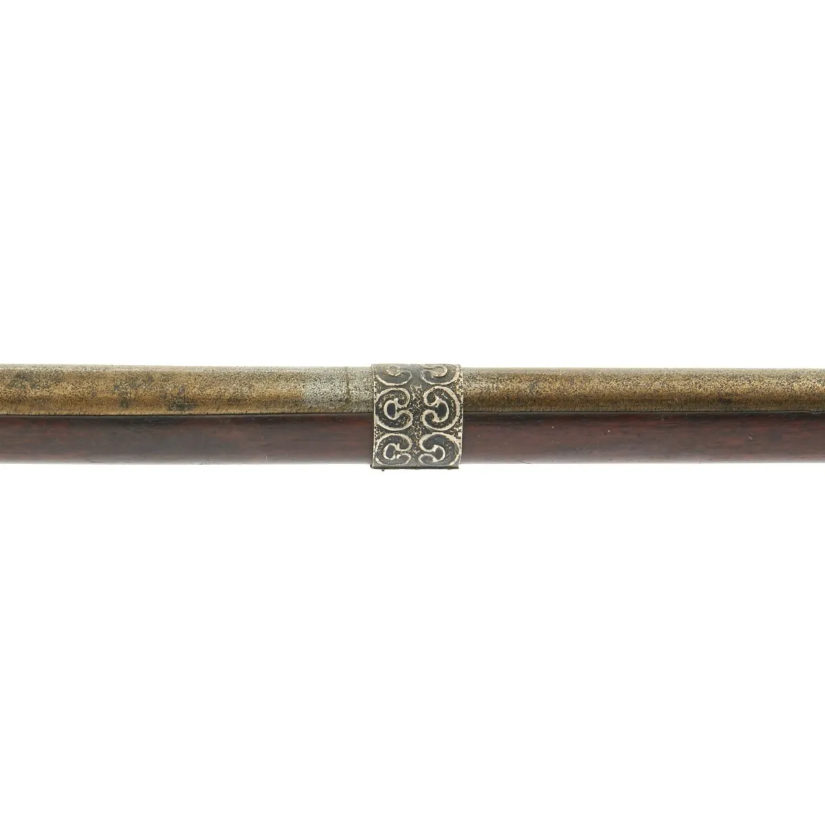 Original 19th Century Antique Indian Decorated Toradar Matchlock Gun c.1800/1850 - 68 Inches Long