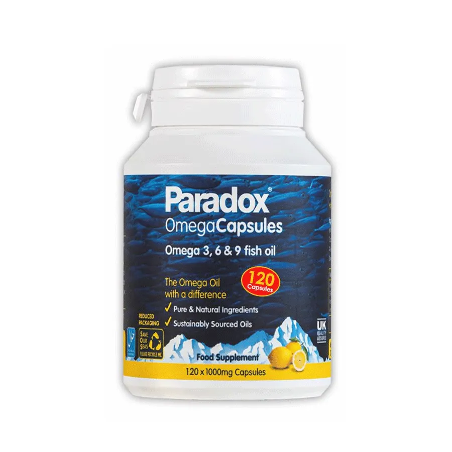 Paradox Omega Capsules (Omega Oil Supplement): 120 Pack