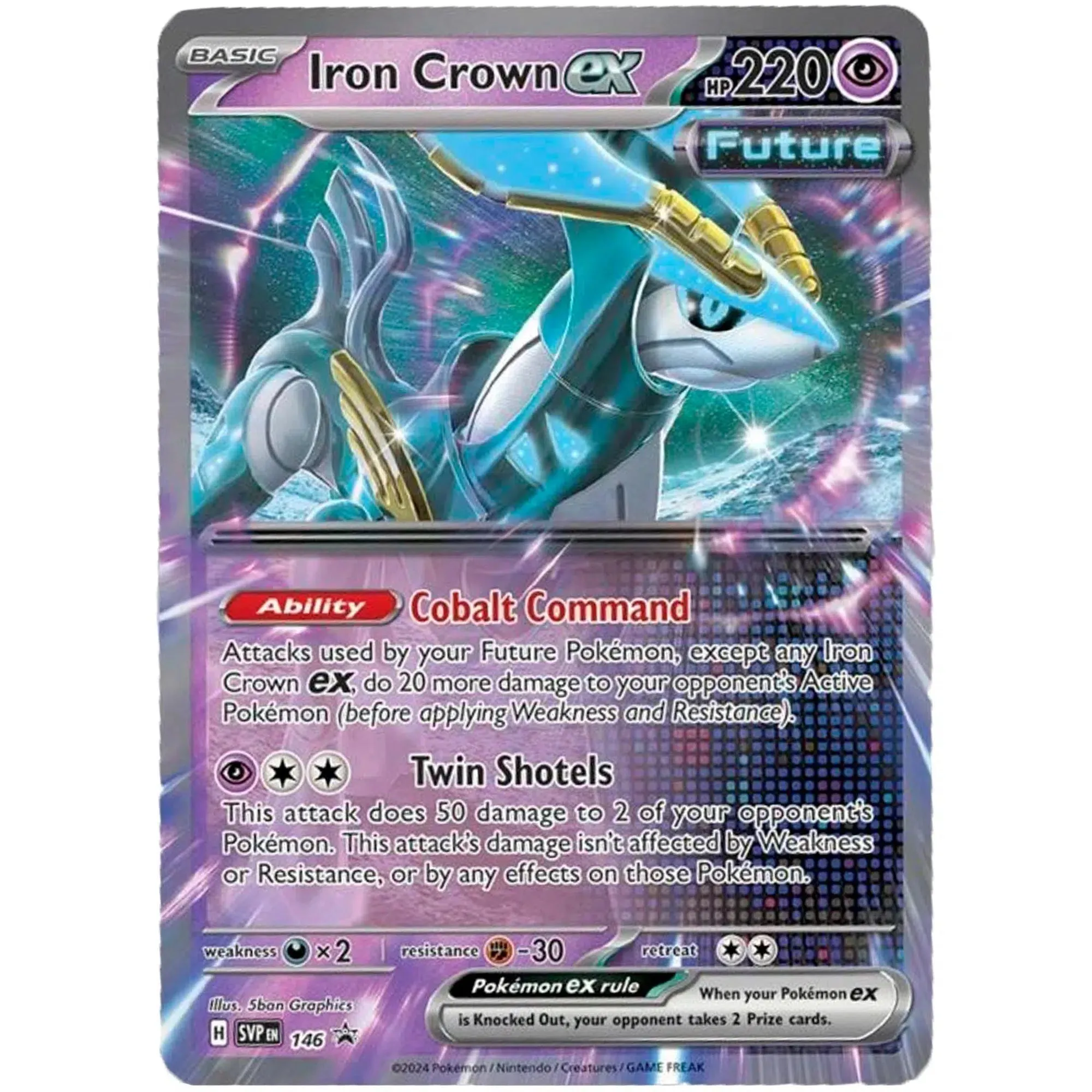 Pokémon TCG [Paradox Destinies] - Iron Crown ex Tin - The Pokémon Company International