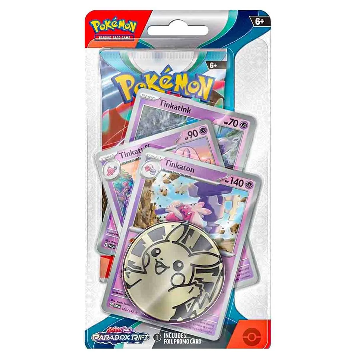 Pokémon TCG: Scarlet & Violet 4: Paradox Rift: Checklane Display Tinkaton