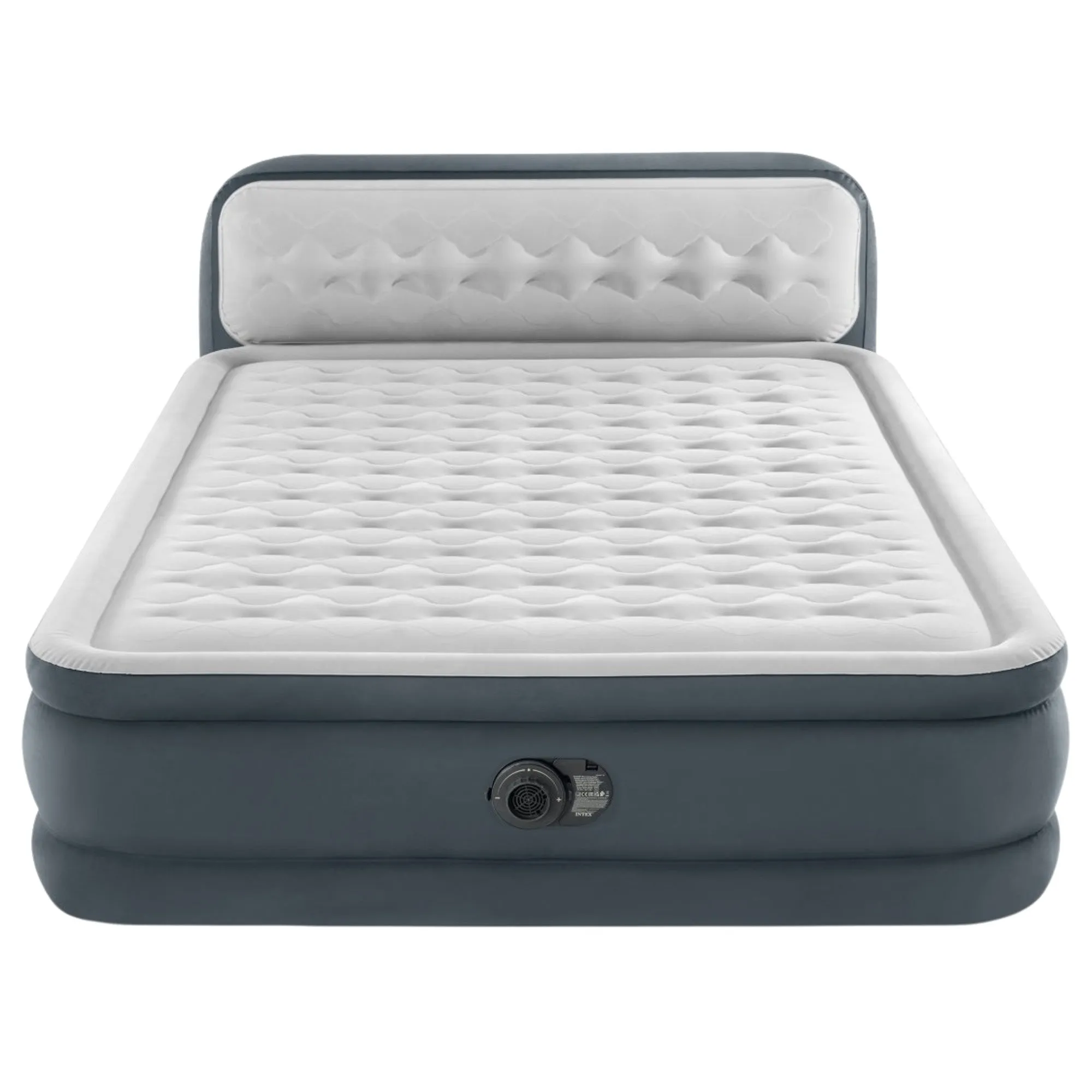 Queen Ultra Plush Air Mattress w/ Headboard, Fiber-Tech