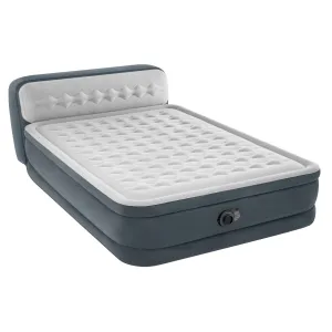 Queen Ultra Plush Air Mattress w/ Headboard, Fiber-Tech