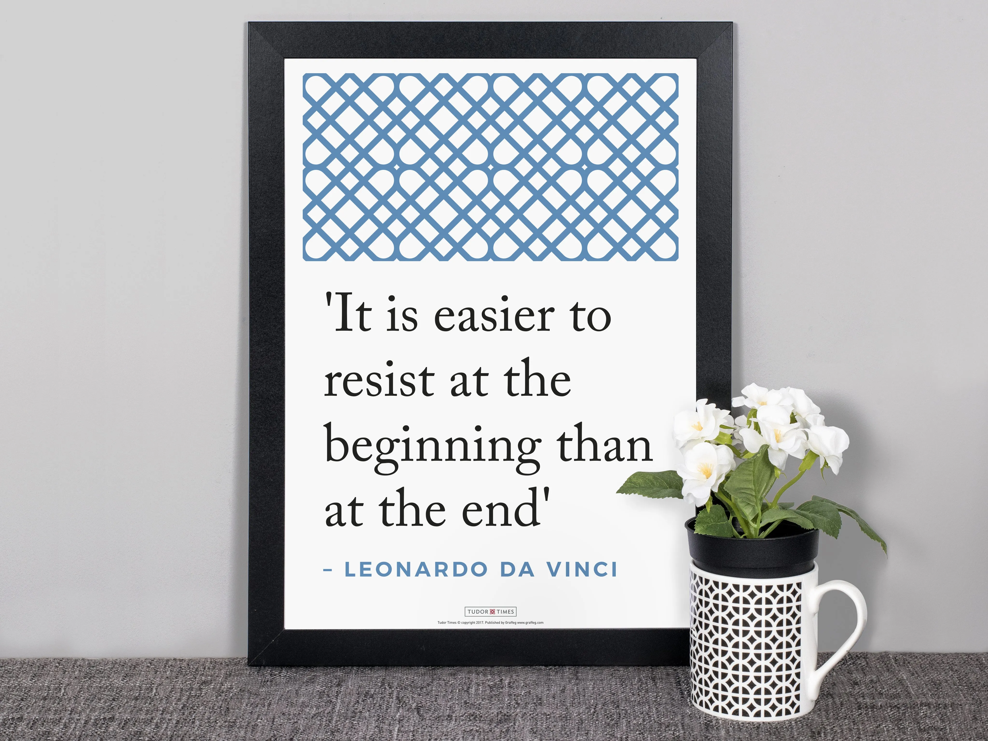 Quotes Posters (Leonardo da Vinci - It is easier..)