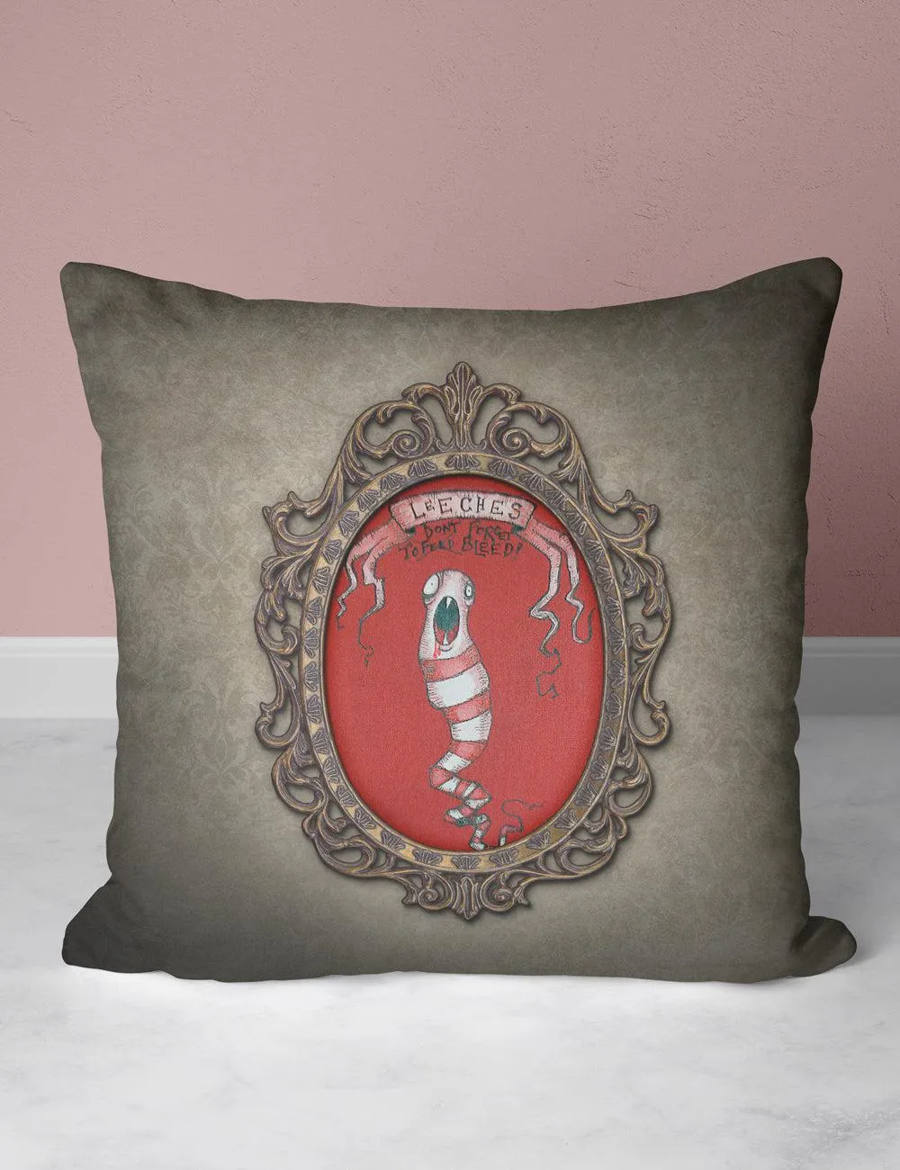 "Leech" Plush Throw Pillow