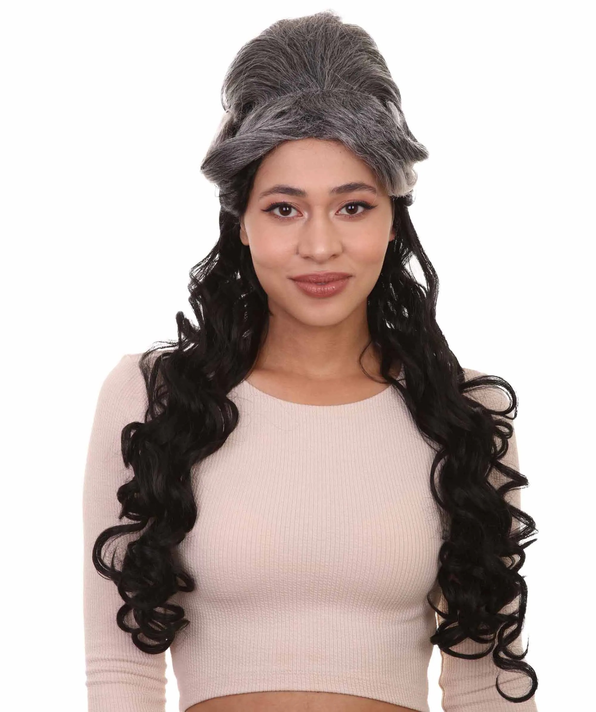 Renaissance Lady Women's Wig Collection | Long Curly Colonial Cosplay Halloween Wigs | Premium Breathable Capless Cap