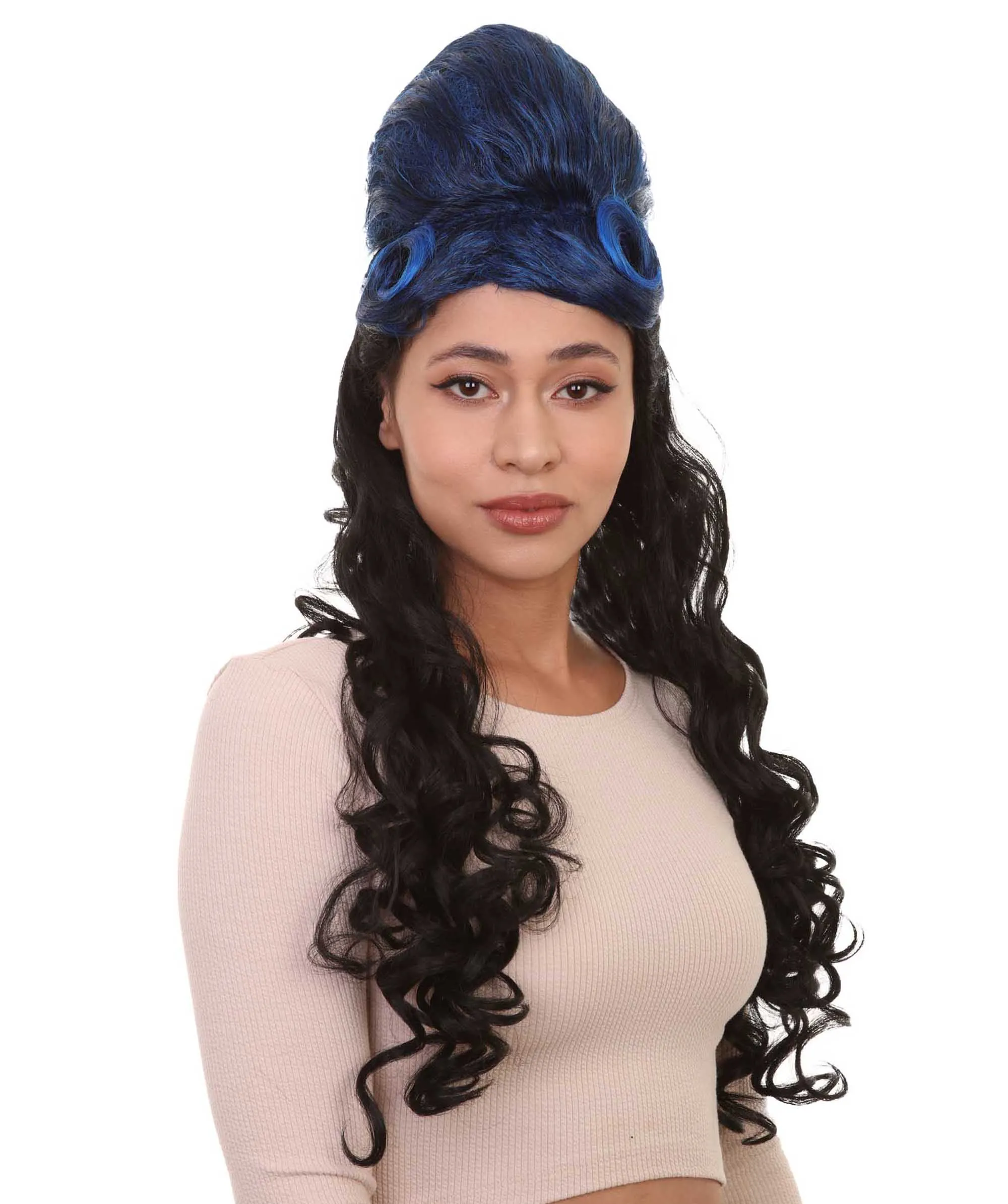 Renaissance Lady Women's Wig Collection | Long Curly Colonial Cosplay Halloween Wigs | Premium Breathable Capless Cap